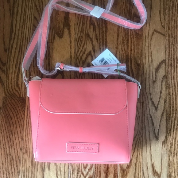 Vera Bradley Handbags - Vera Bradley Coral Cross-body Purse
